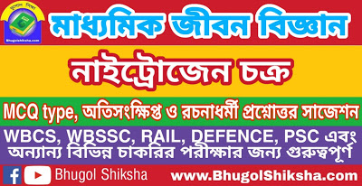 Madhyamik Life Science Suggestion - নাইট্রোজেন চক্র | মাধ্যমিক জীবন বিজ্ঞান সাজেশন Madhyamik Life Science Suggestion - নাইট্রোজেন চক্র | মাধ্যমিক জীবন বিজ্ঞান সাজেশন